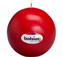 Свеча-шарик Bolsius 70 мм, красная 103610036741