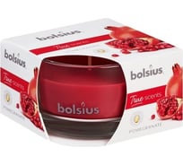 Свеча в стекле Bolsius 50х80 мм, гранат 101925256715