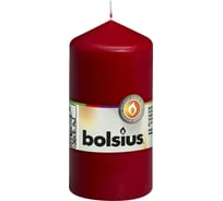 Свеча-столбик Bolsius 120х60 мм, бордо 103614390144