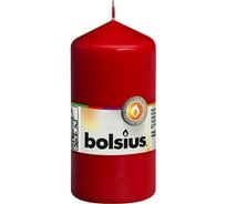 Свеча-столбик Bolsius 120х60 мм, красная 103614390141