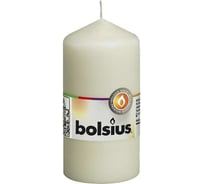 Свеча-столбик Bolsius 120х60 мм, кремовая 103614390105