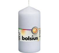 Свеча-столбик Bolsius 120х60 мм, белая 103614390102
