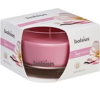 Свеча в стекле Bolsius 63х90 мм, магнолия 101926170404
