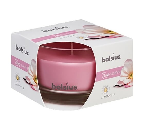 Свеча в стекле Bolsius 63х90 мм, магнолия 101926170404 1