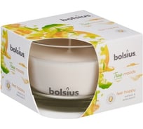 Свеча в стекле Bolsius 63х90 мм, манго и бергамот 101926170412