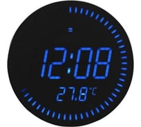 Сетевые часы BVItech синий/черный BV-10BKx