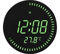 Сетевые часы BVItech зеленый/черный BV-10GKx