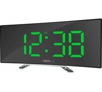 Сетевые часы BVItech зеленый/черный BV-412GMK