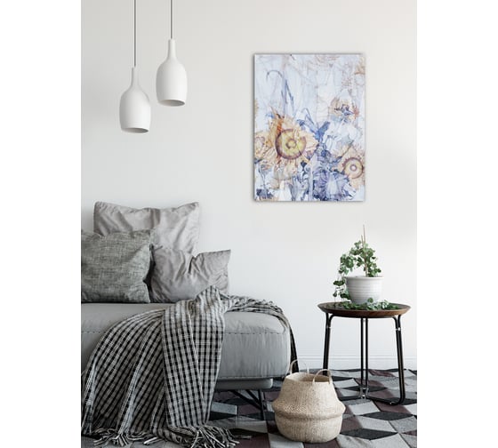 Картина на стекле ARTABOSKO подсолнух 4 60x80 WBR-01-772-06/2