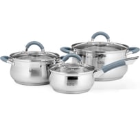 Набор посуды Lara Bell PROMO кастрюли 2.7 л, 4.7 л, сотейник 1.7 л LR02-95 PROMO