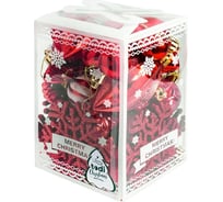 Набор новогодних шаров TODI №1 26 шт., красный 806172641570