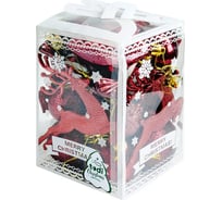 Набор новогодних шаров TODI №2 22 шт., красный 806859492732