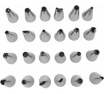 Набор из насадок и фиксатора для кондитерского мешка Beroma 24 предмета 07821462