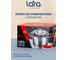 Кастрюля Lara серия Берлин нержавеющая сталь, 1.7 л, 16x9 см, капсульное дно, шкала, силиконовые накладки, крышка-дуршлаг LR02-340 8
