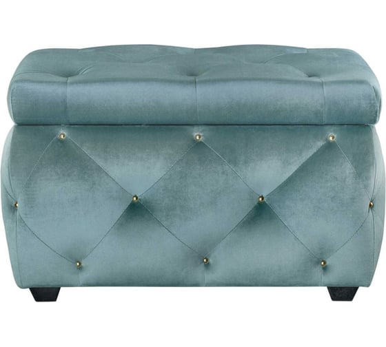Сундук Leset Classic-Е64 YD-25B велюр, бирюзовый, ножки пластик 5381-7307