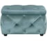 Сундук Leset Classic-Е64 YD-25B велюр, бирюзовый, ножки пластик 5381-7307 1