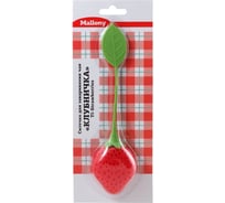 Ситечко для заваривания чая Mallony TI-Strawberries р-р Клубничка 15х35 см, силикон 001799