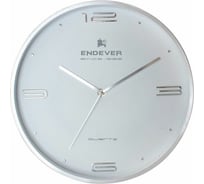 Настенные часы ENDEVER RealTime белый, кварцевый механизм 114