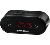 Радиочасы FIRST LCD-дисплей 0.8, красный FA-2406-5-BA