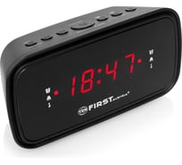 Радиочасы FIRST LCD-дисплей 0.8, красный FA-2406-6-Black