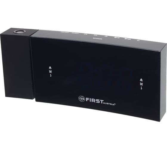 Радиочасы с проектором FIRST LCD-дисплей 1.2, синий FA-2421-8 Black