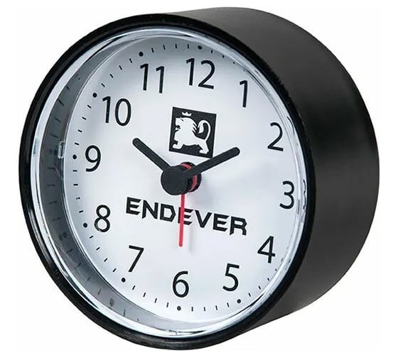 Часы-будильник ENDEVER стальной корпус, кварцевый механизм RealTime 23