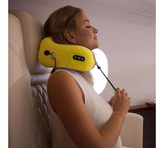 Массажная подушка GESS uTravel GESS-136 yellow