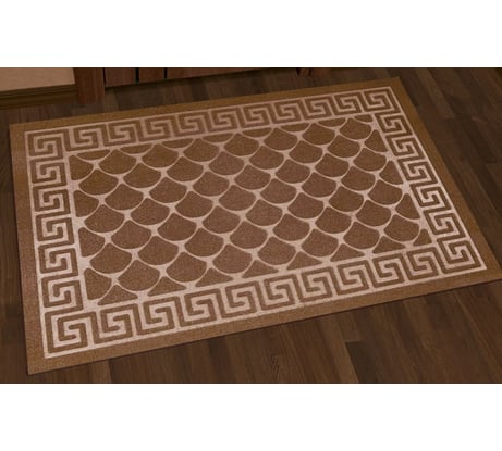 Влаговпитывающий коврик Kovroff Чешуйки 40x60 см, коричневый П/04/01/03