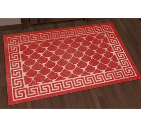 Влаговпитывающий коврик Kovroff Чешуйки 40x60 см, красный П/04/01/05