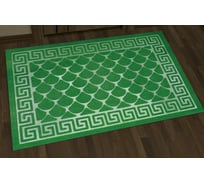 Влаговпитывающий коврик Kovroff Чешуйки 45x75 см, зеленый П/04/18/06