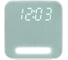 Часы-радио Harper HCLK-2060 white olive H00003323 2
