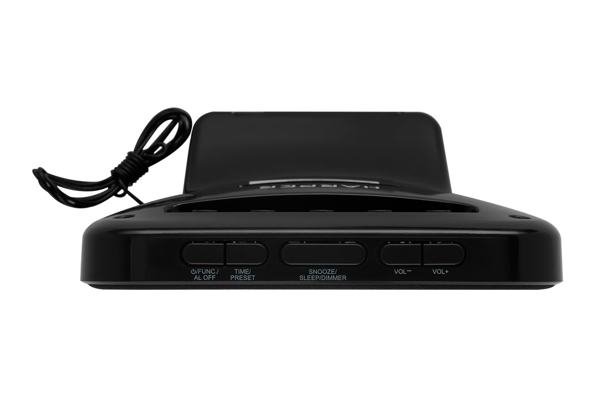Часы-радио Harper HCLK-2060 black H00003322 - выгодная цена, отзывы ...
