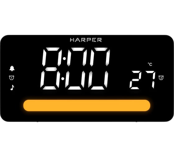 Часы-радио Harper HCLK-5030 black H00003325 25183635