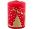 Свеча Волшебная страна Deco Christmas Олени 56х80 мм, золото на красном 103290 1