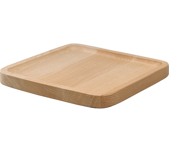 Деревянный поднос Bergenson Bjorn Bernt квадратный, 20x20 см, бук TL-BB-TRSQ-BNT-20-20 1