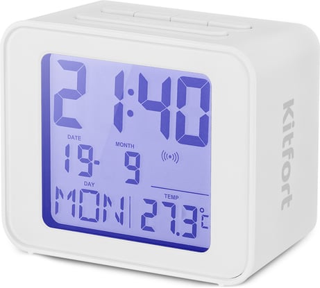 Часы с термометром KITFORT белый КТ-3303-2