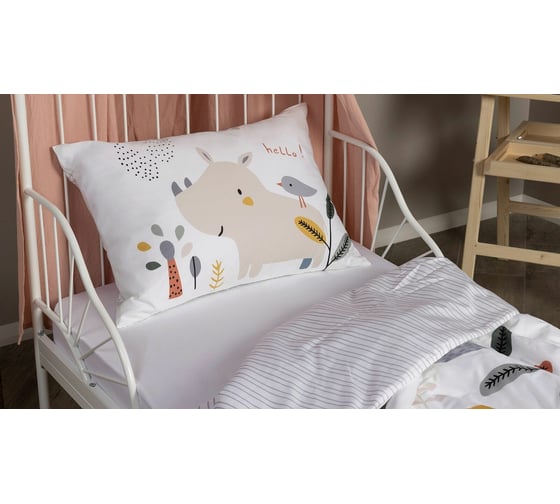 Постельное белье Askona Kids Зоопарк, односпальный, 140x205 RETAIL 233f0409869140c522faa11f38449f17