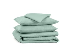 Постельное белье Askona Eco Style, евро, 200x220, изумруд, простынь 240х260 RETAIL 489f908c561085d4a4f431b701959e88