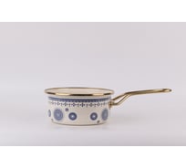 Эмалированный ковш Катюша Сияние 16 см, 1.5 л, синий, без крышки 5021-150