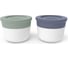 Набор Monbento MB Temple green natural + blue natural из 2-х соусниц, с крышками, 20 мл 20010049 1