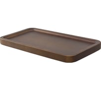 Деревянный поднос Bergenson Bjorn Bernt прямоугольный, 29x16 см, орех TL-BB-TRRC-WBR-29-16