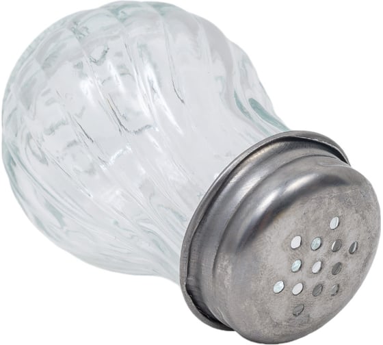 Стеклянная солонка Кошкин Дом, металлическая крышка, 7 см 50-12-000