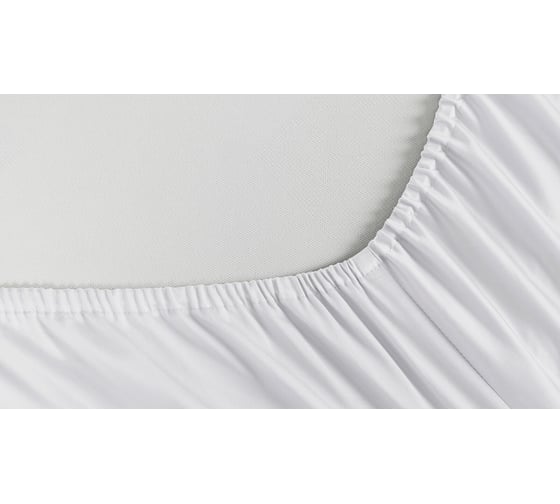 Простыня на резинке Askona Home 090x200, белый снег RETAIL 180af76e6bad4b8904b8eee83f84fbcc