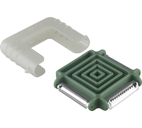 Пиллер Smart Solutions Arnou с 3 лезвиями, 8.5x10 см, светло-серый/зеленый SS-PL-PPSS-3