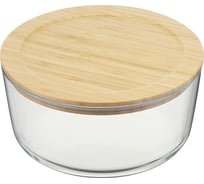 Стеклянный контейнер Smart Solutions с бамбуковой крышкой, 1.7 л SFE-SS-CN-GLS-BM-1.7