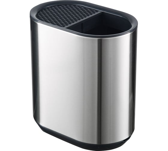 Органайзер для кухонных принадлежностей Smart Solutions Atle 18x11,5x19,5 см, серебристый HF-ATL-ORG-KNF-ABS-CHR