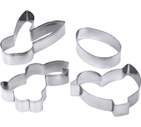 Формочки для печенья MARMITON Пасха 6-10 см, 4 шт 9624 17075