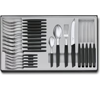 Набор из 24 столовых принадлежностей Victorinox Swiss Modern 6 столовых ножей, 6 вилок, 12 ложек 6.9093.11W.24