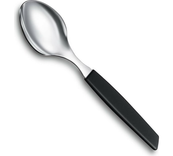 Набор из 6 столовых ложек Victorinox Swiss Modern 205 мм, сталь, синтетический материал, чёрная 6.9033.08.6