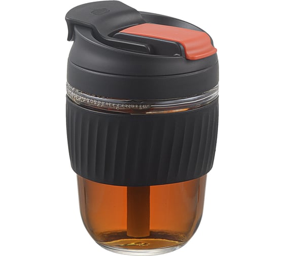 Кружка Smart Solutions Sup Cup 360 мл, черная SH-SC-CP-BGLS-BLK-360
